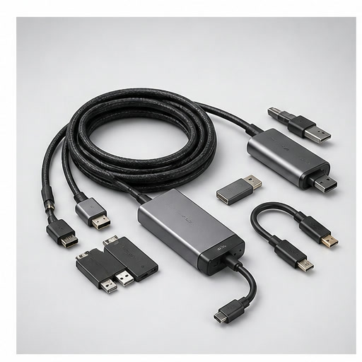 Computer accessories category with cables and adapters